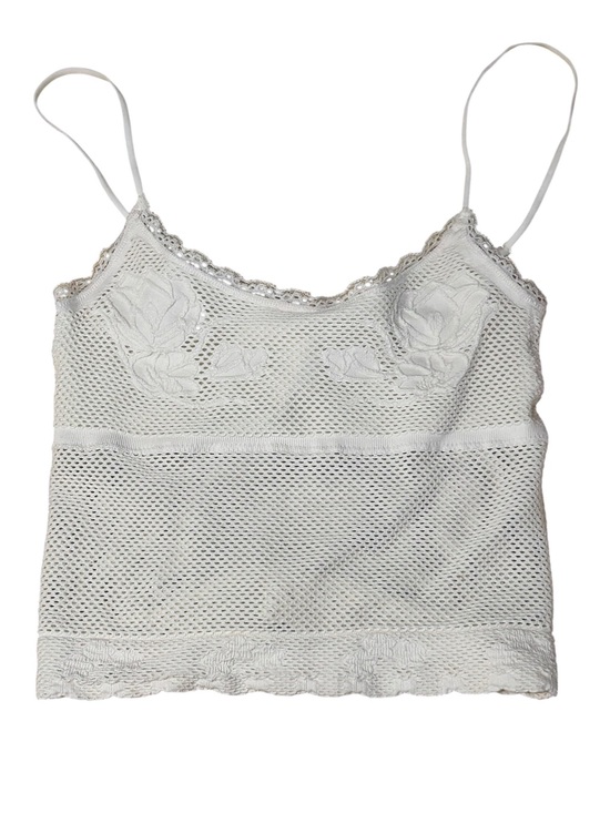 Anthropologie Other - Anthropologie Ivory Lace Mesh Seamless Brami Cami S/M NWT